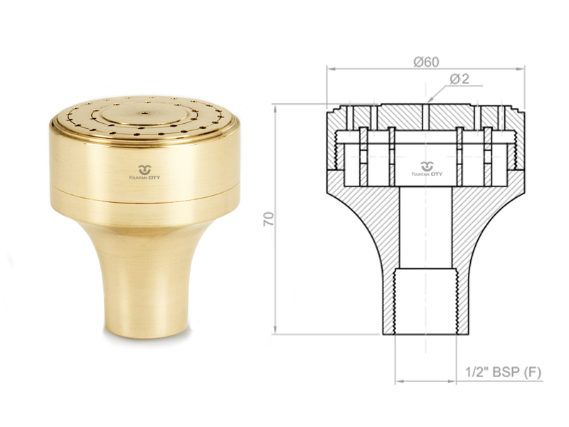 Фонтанная насадка FCI 