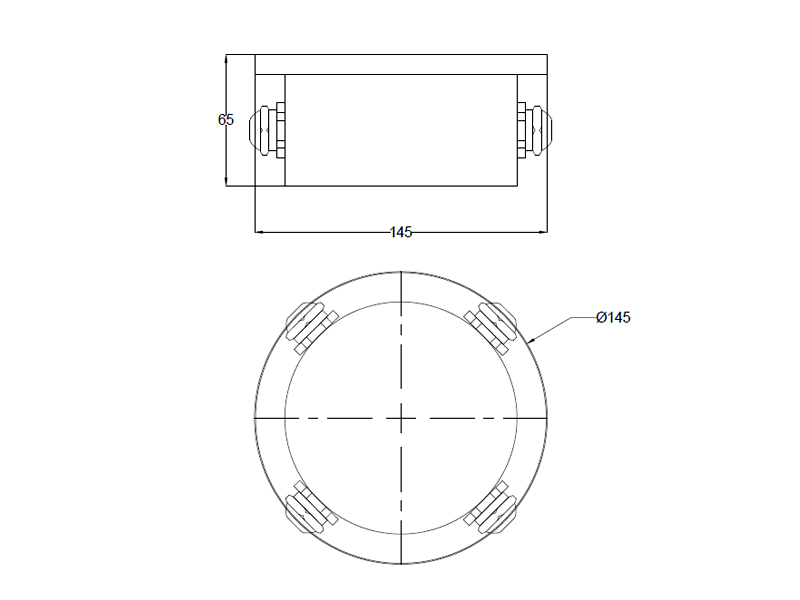Подводная клеммная коробка ПКК FC D145 AISI 304