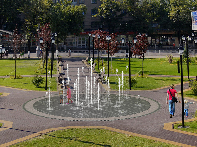 Пешеходный фонтан FC 8800 (с погружными насосами)-3