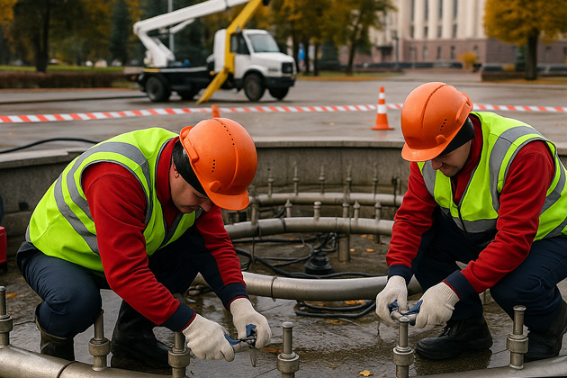 Консервация фонтанов в 2025 году: из чего складывается смета