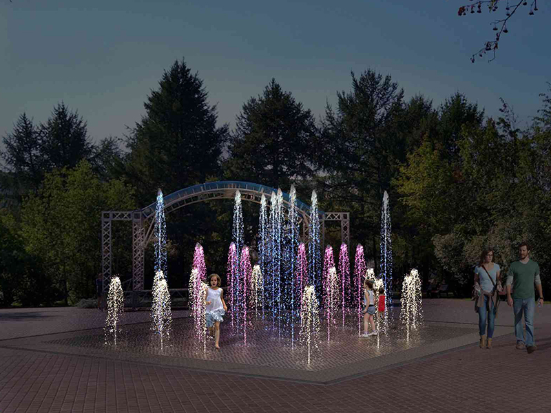 Пешеходный фонтан FC 7200х7200 (с погружными насосами)-1