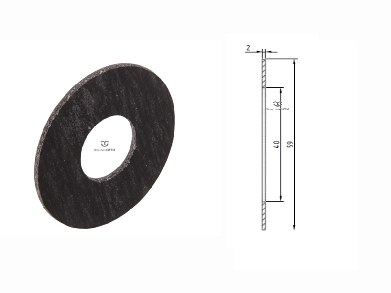 Прокладка EPDM для буртов и фланцев FC