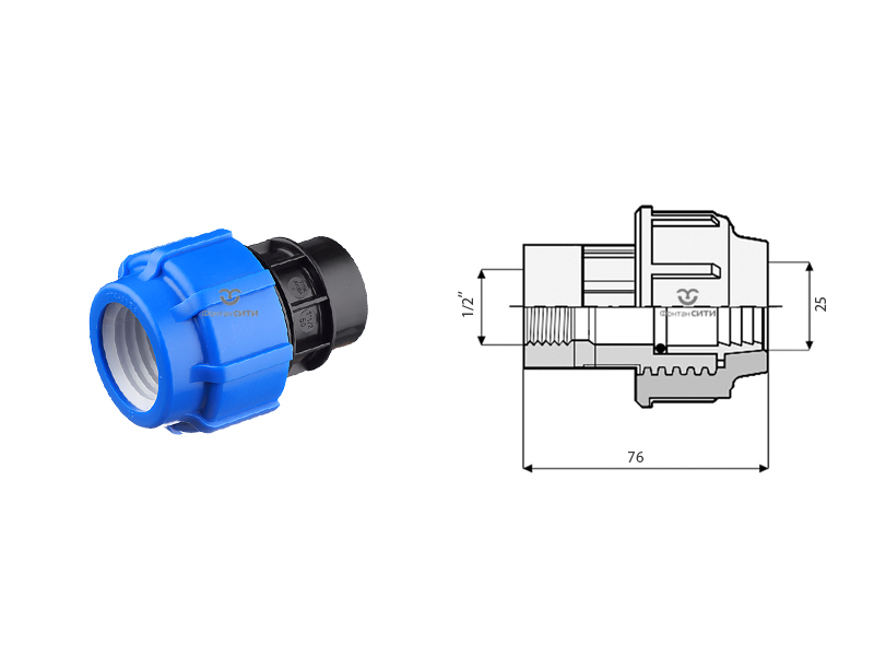 Муфта соединительная FC (внутр.)-2