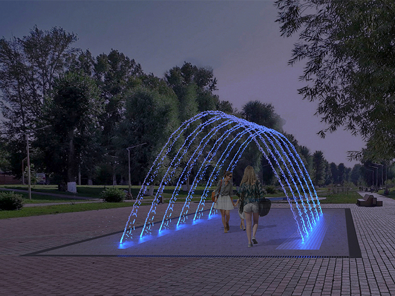 Пешеходный фонтан FC 