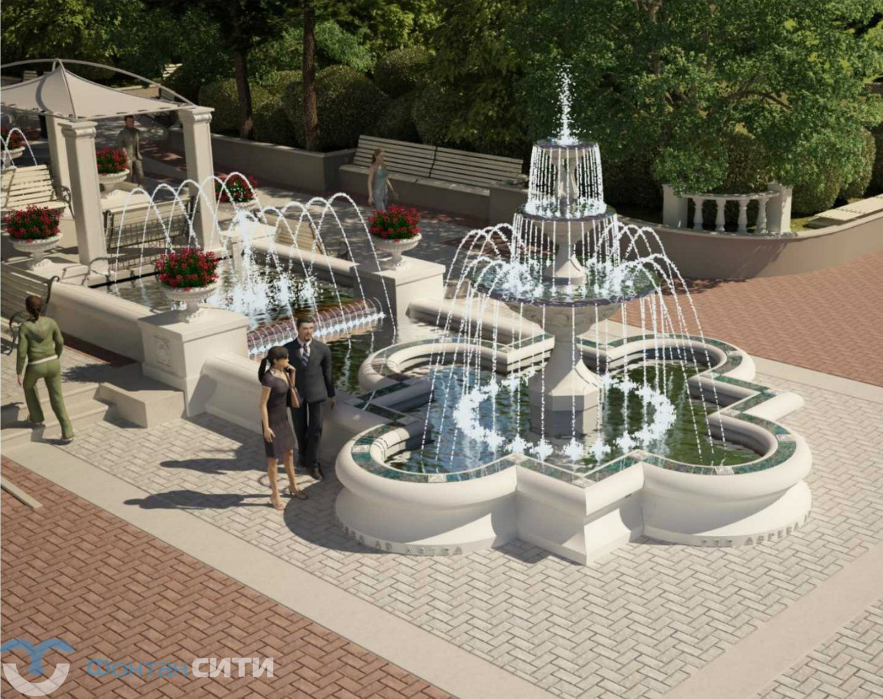 Фонтан Пермь, изображение