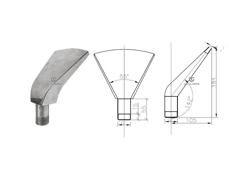 Фонтанная насадка FC  