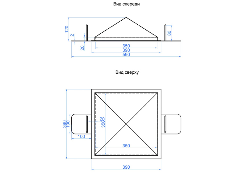 Защитная водозаборная сетка FC 390 x 120