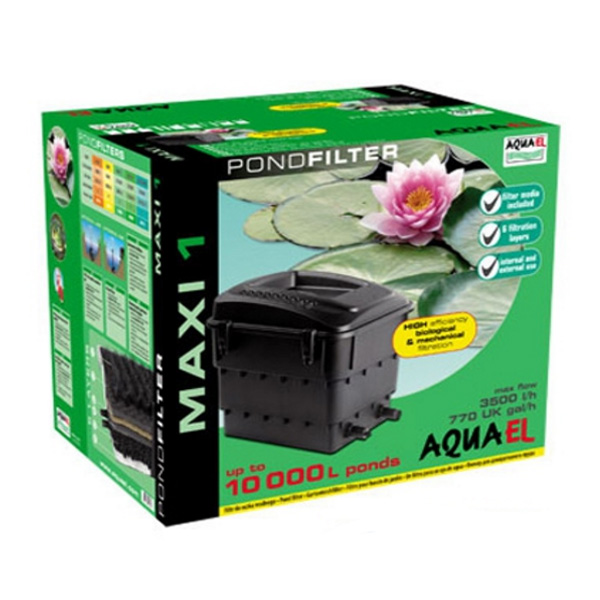 Фильтр стационарный для пруда- MAXI-1 (10 куб.м.) внешний/погружной