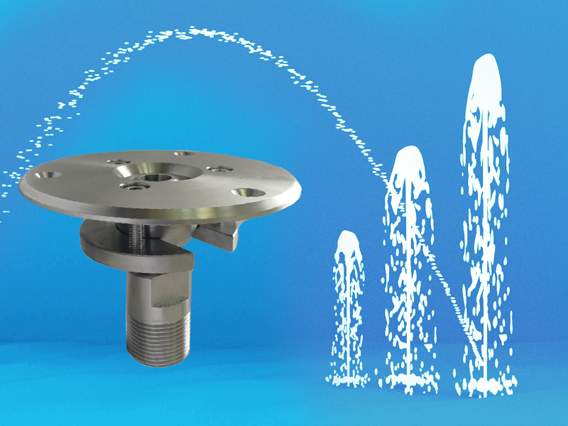 Пример водной картины фонтанной насадки типа 