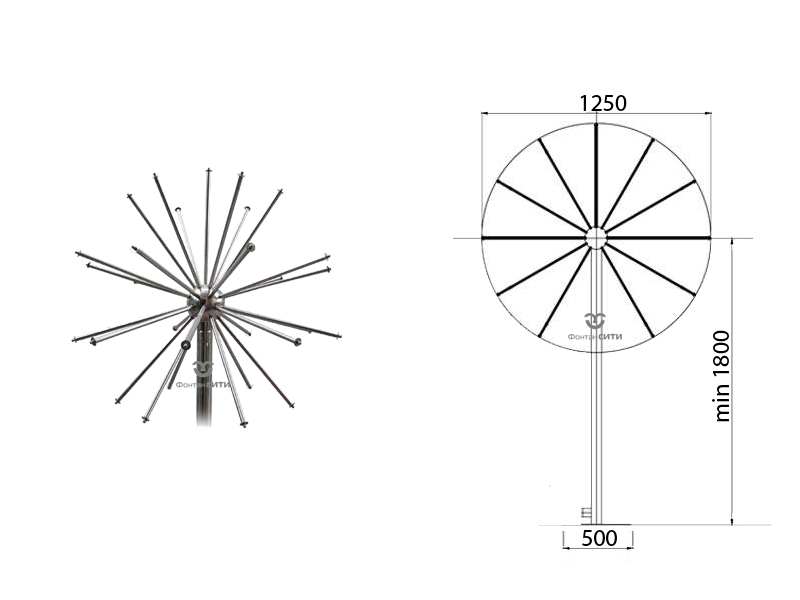 Фонтанная насадка FC 