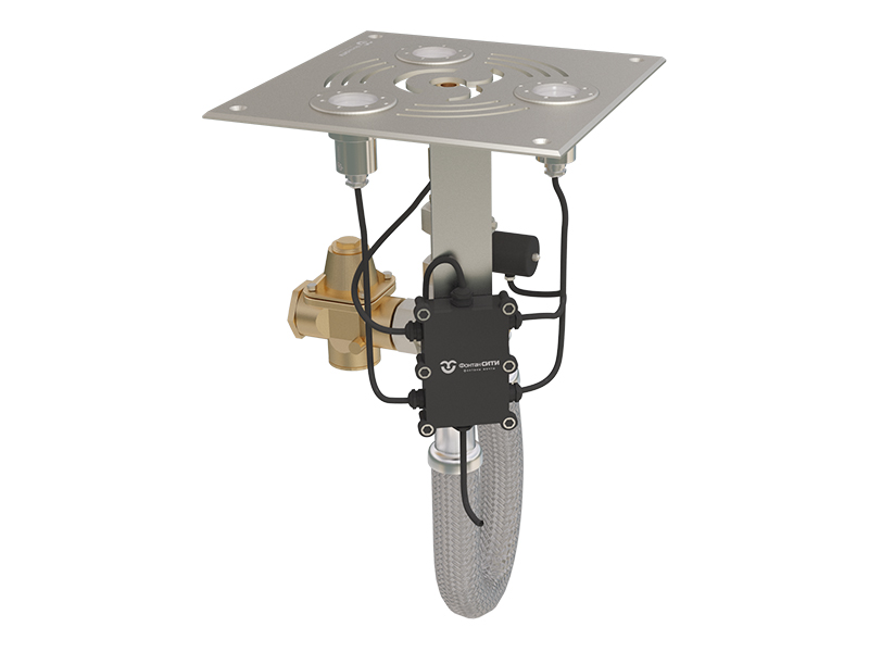 Квадратный модуль сухого фонтана FC 24 V RGBW-2