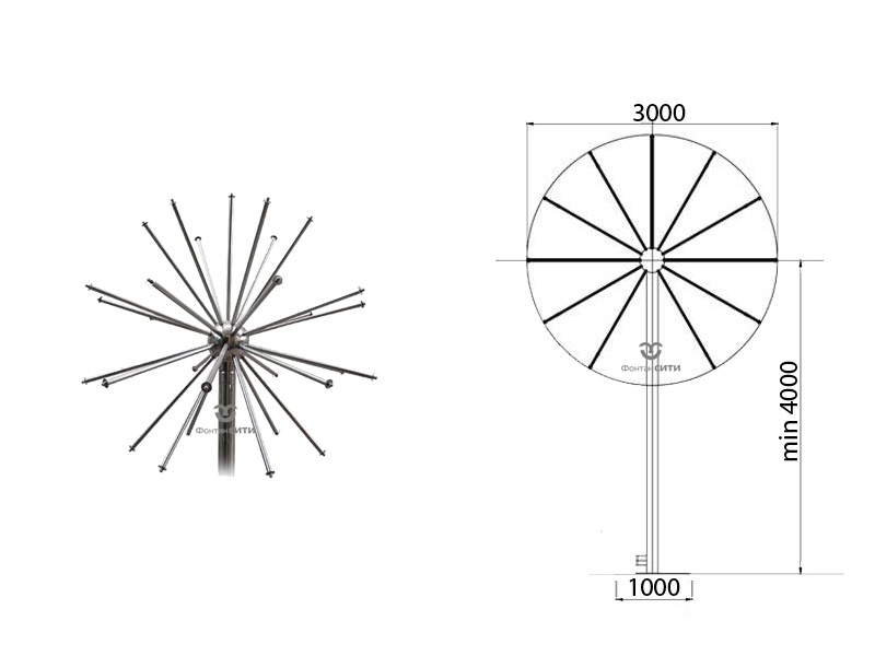 Фонтанная насадка FC 