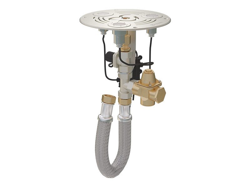 Круглый модуль сухого фонтана FC 24 V RGBW (Комета)-1