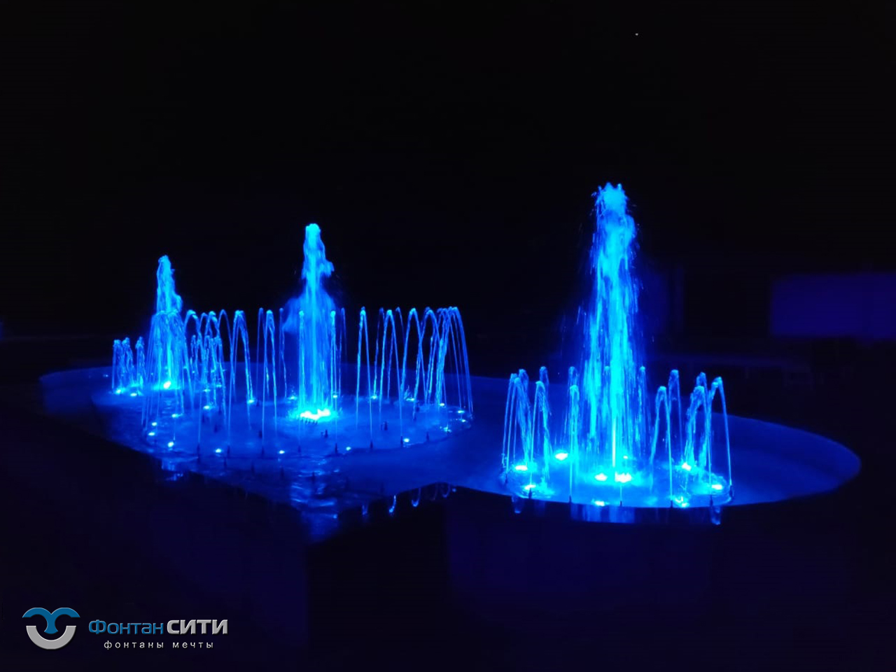 Свето-музыкальный фонтан санаторий Ай Даниль г. Ялта