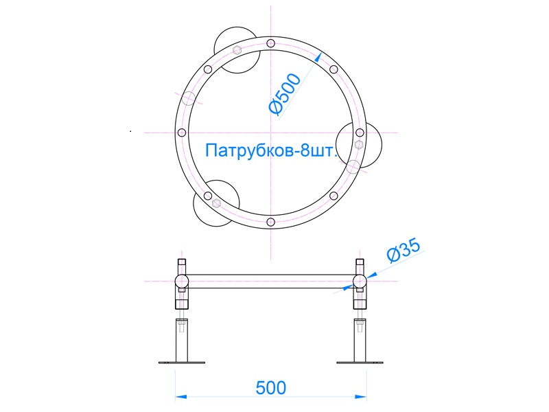 Фонтанное кольцо FC-ХN-500