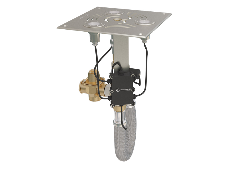 Квадратный модуль сухого фонтана FC 24 V RGBW (Комета)-1