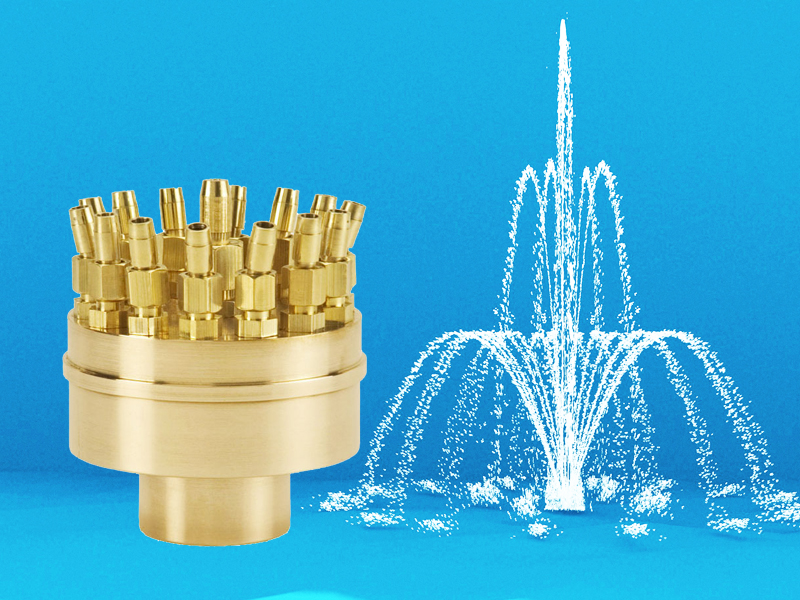 Пример водной картины фонтанной насадки типа 