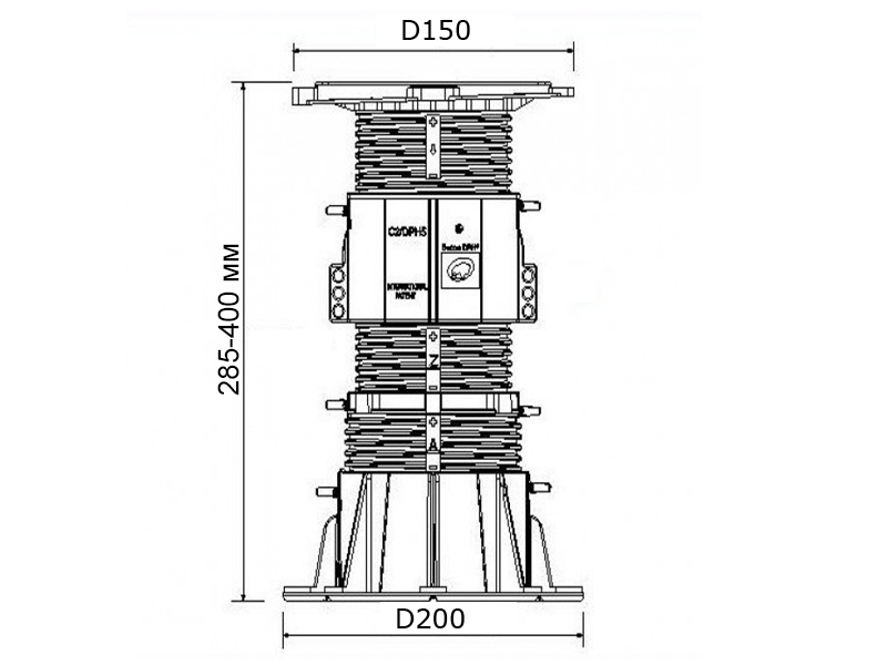 Опора пешеходного фонтана FC 285-1