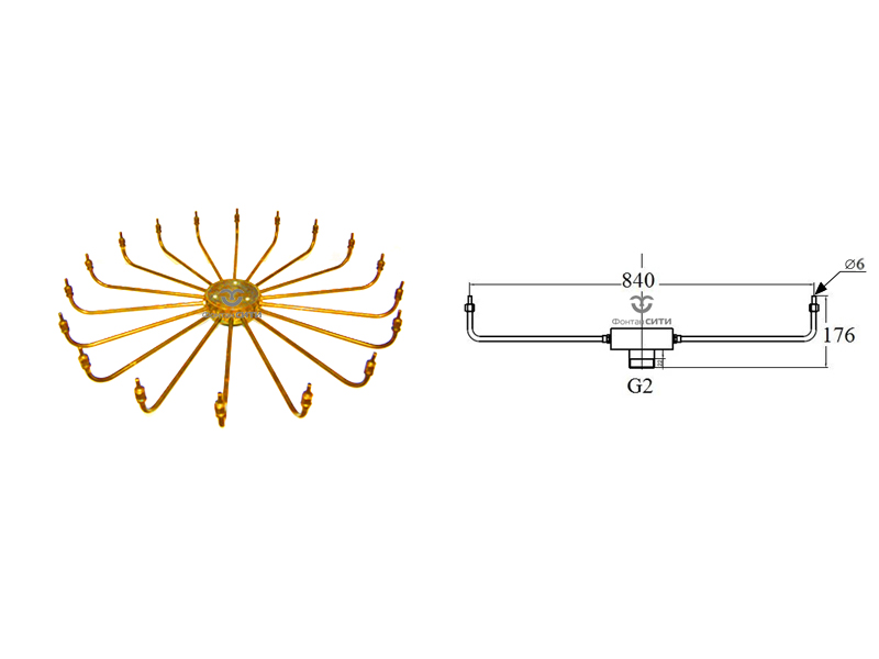 Фонтанная насадка FC 