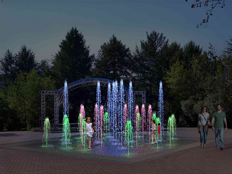 Пешеходный фонтан FC 8800х8800 (с погружными насосами)-1