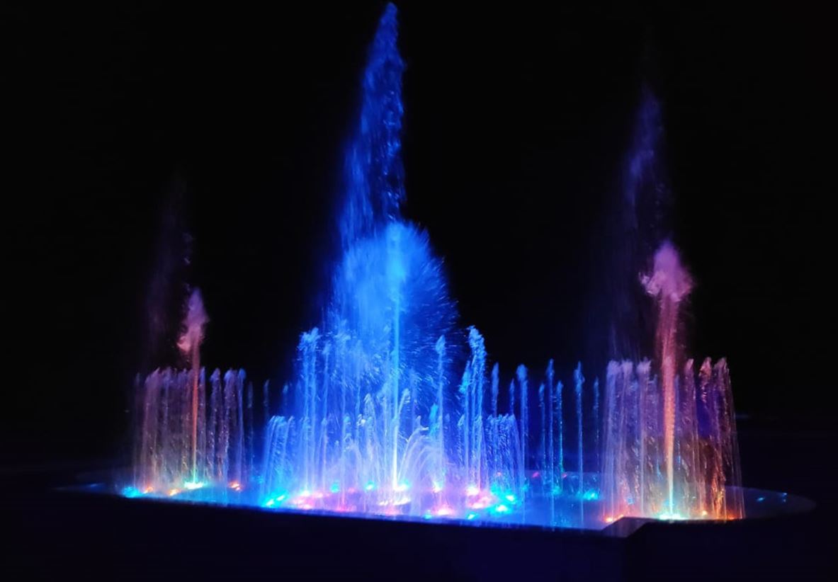 Свето-музыкальный фонтан санаторий Ай Даниль г. Ялта, изображение