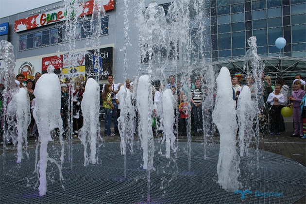 Пешеходный фонтан г. Кострома, изображение