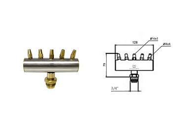 Фонтанная насадка FC "Гребень", изображение