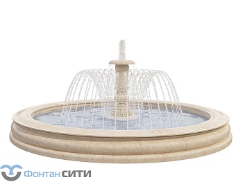 Фонтанная композиция FC "Каменный цветок" 5000, изображение
