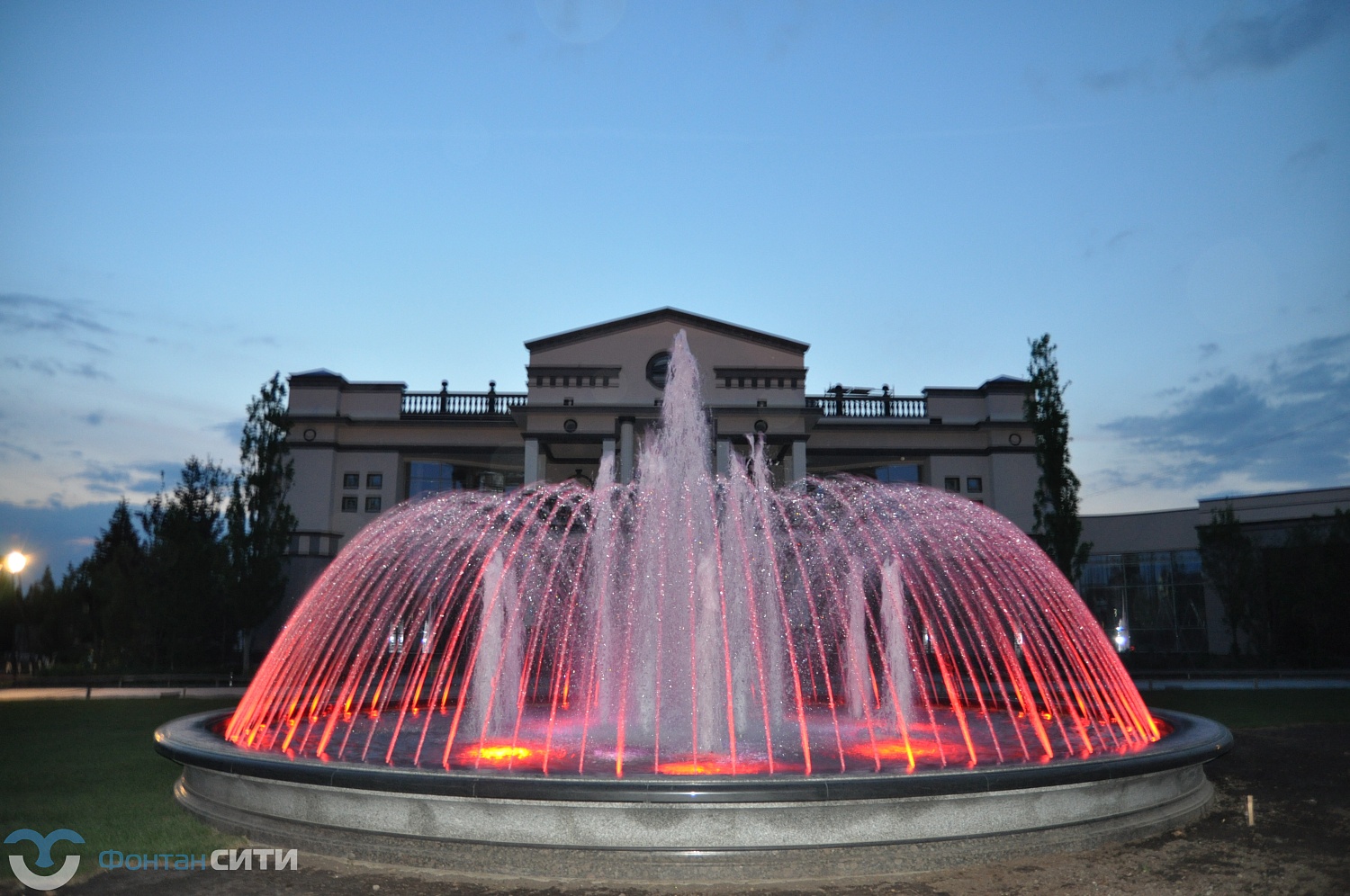 Фонтан в частной усадьбе пос. Барвиха