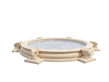 Борт фонтана FC "Атланты" 5000 с наутилусами, изображение