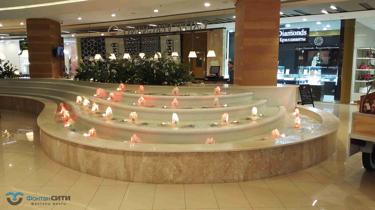 Интерьерный фонтан ТГК Киевский