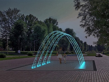 Пешеходный фонтан FC "Арка" 5000х7200, изображение