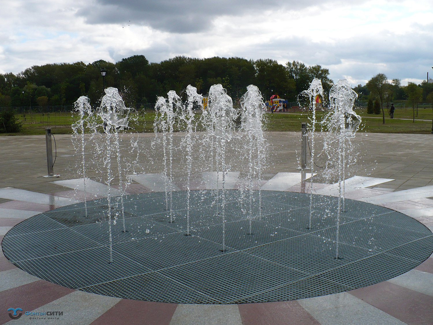 г. Ярославль, пешеходный фонтан Солнышко