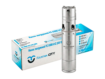Насос погружной FCH 5000 h12 24V DMX (скважинный) (12 м), изображение