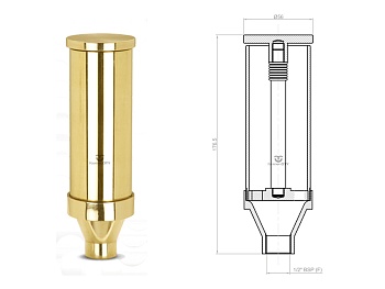 Фонтанная насадка FCI "Dome", изображение