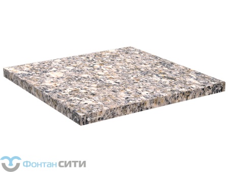 Гранитная плита для сухого фонтана 1000x1000 (Покостовский) (60)