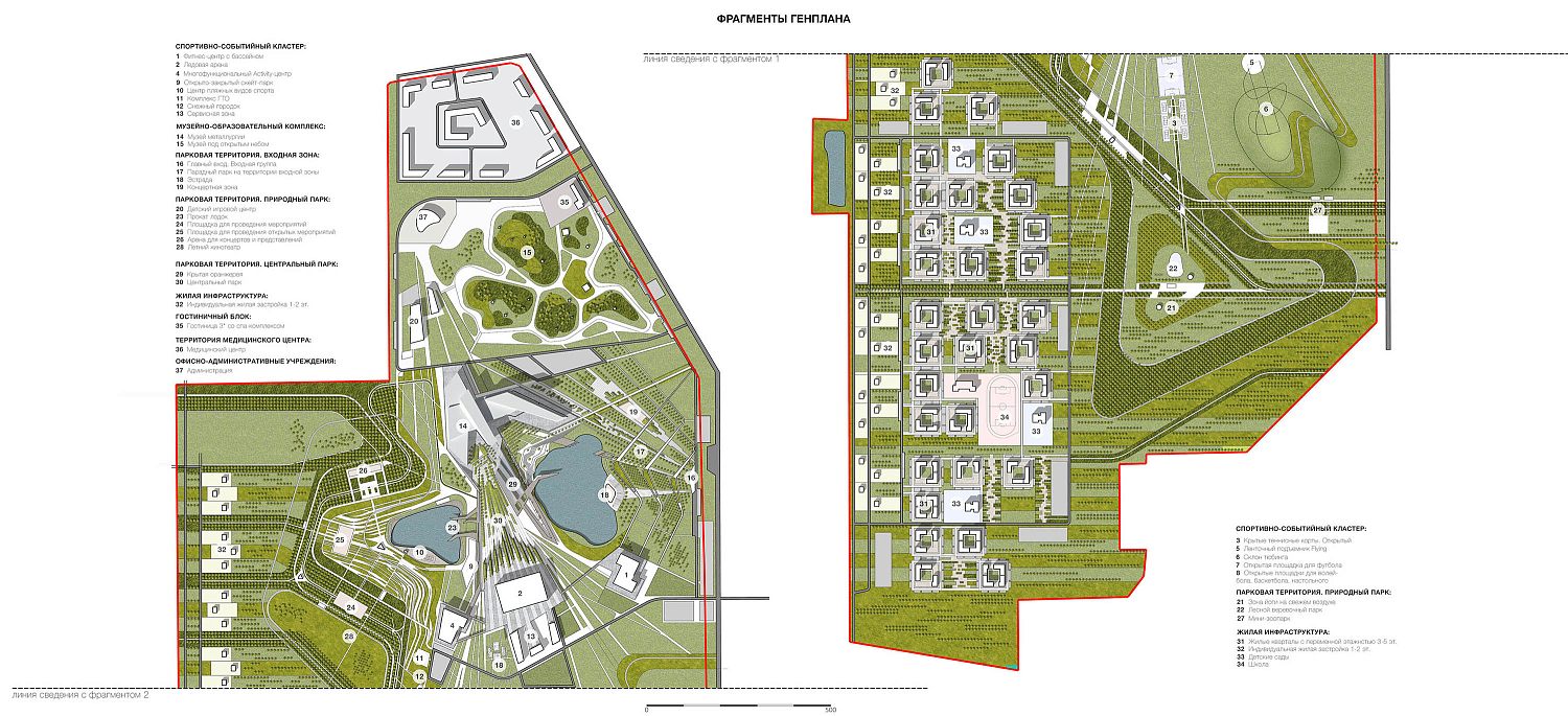 Проект развития городского пространства «Притяжение» в Магнитогорске.