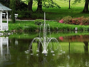 Плавающий фонтан "Вулкан", изображение