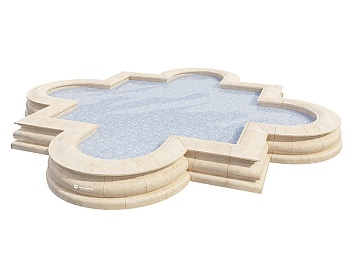 Борт фонтана FC "Цветок" 8500, изображение