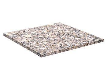 Гранитная плита для сухого фонтана 800x800 (Покостовский), изображение