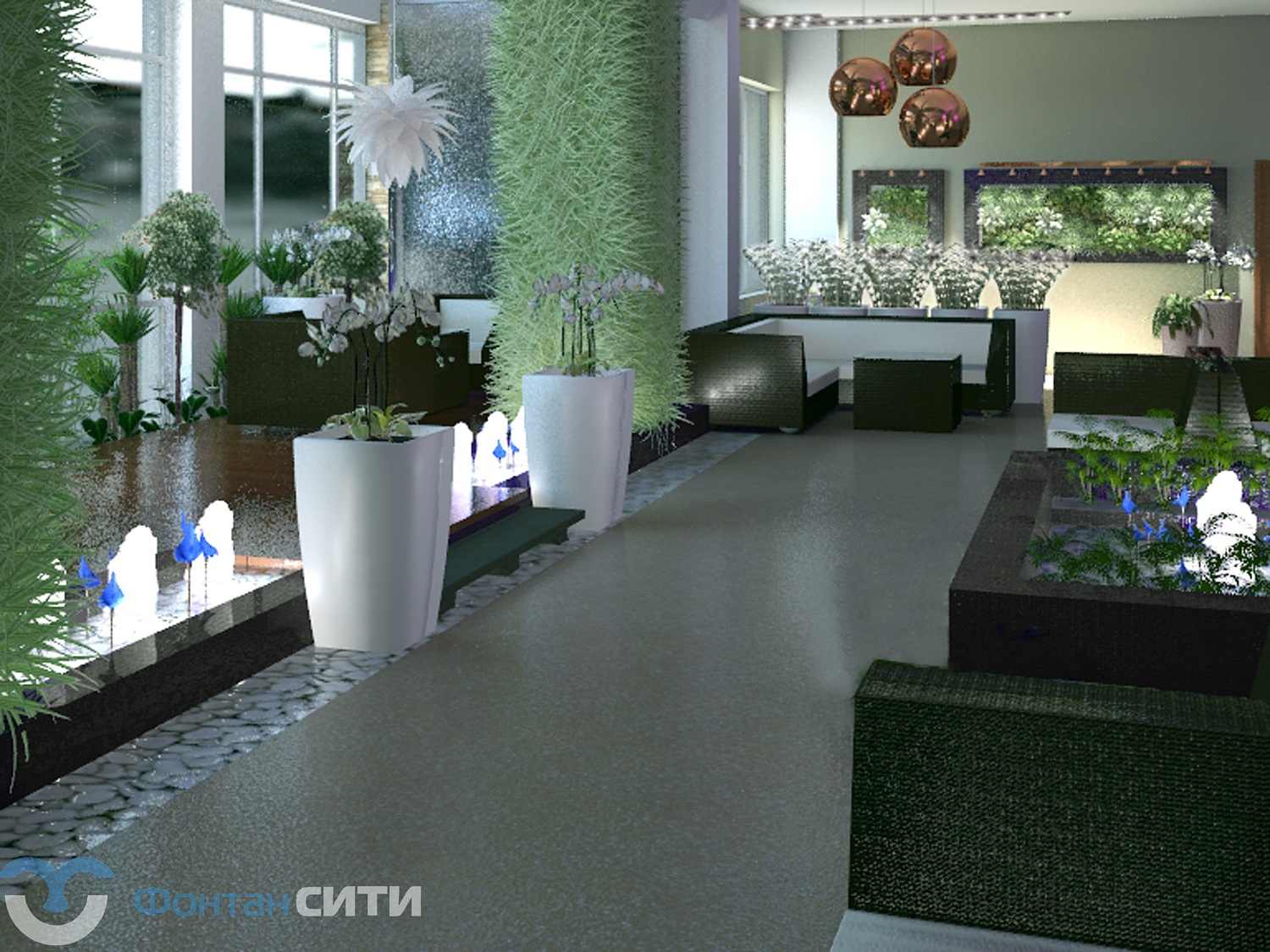 Интерьерный фонтан в Воронеже