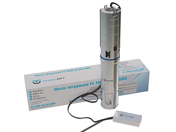 Насос погружной FCH 5000 h8 24V DMX (скважинный) (8 м), изображение