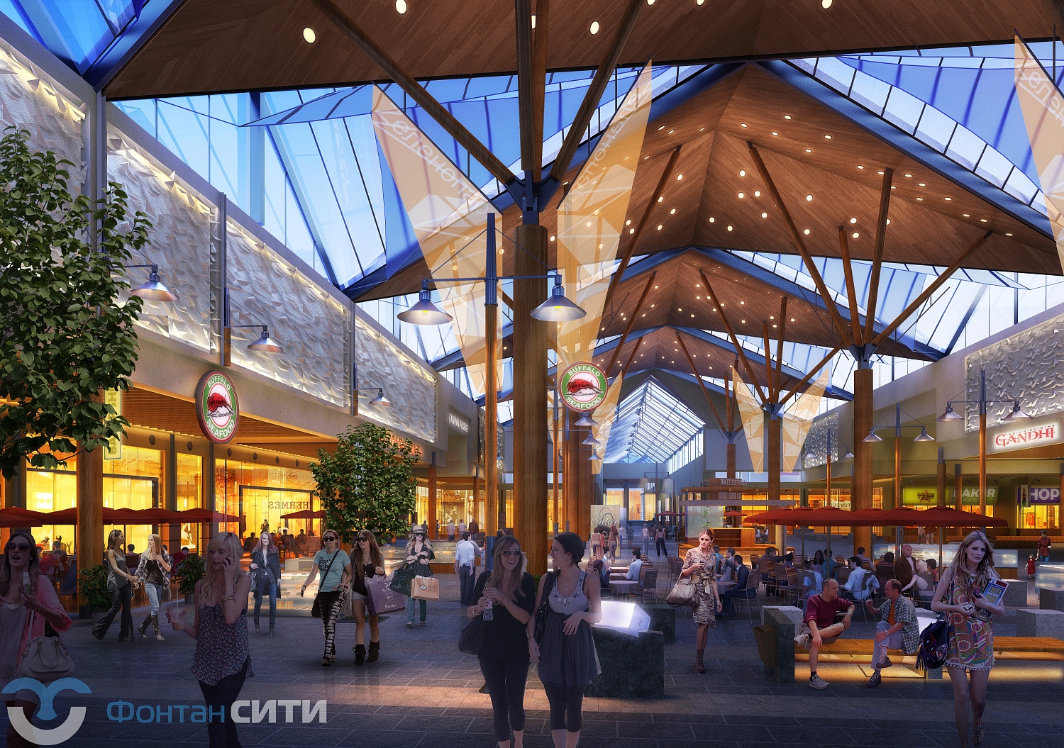 Визуализация Zеленопарк в Ржавках