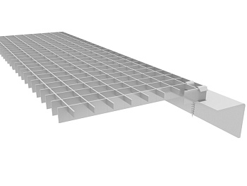 Стандартный крепеж FC (скоба, саморез со сверлом), изображение