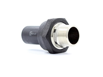 Переход ПЭ/латунь электросварной Ø 75 х 2 1/2" НР, изображение