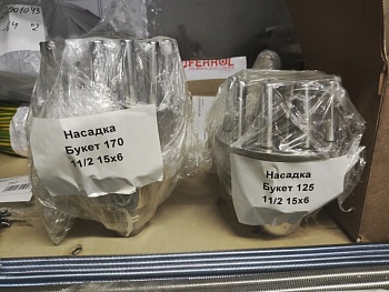 Купить фонтанная насадка букет 170мм 11/2", 15х6мм aisi 304 в Фонтан СИТИ