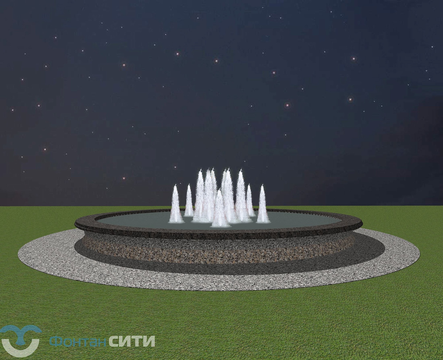 Фонтан "Фазы динамики"