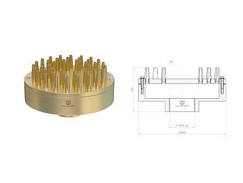 Фонтанная насадка FCI 202 "Waterspout", изображение