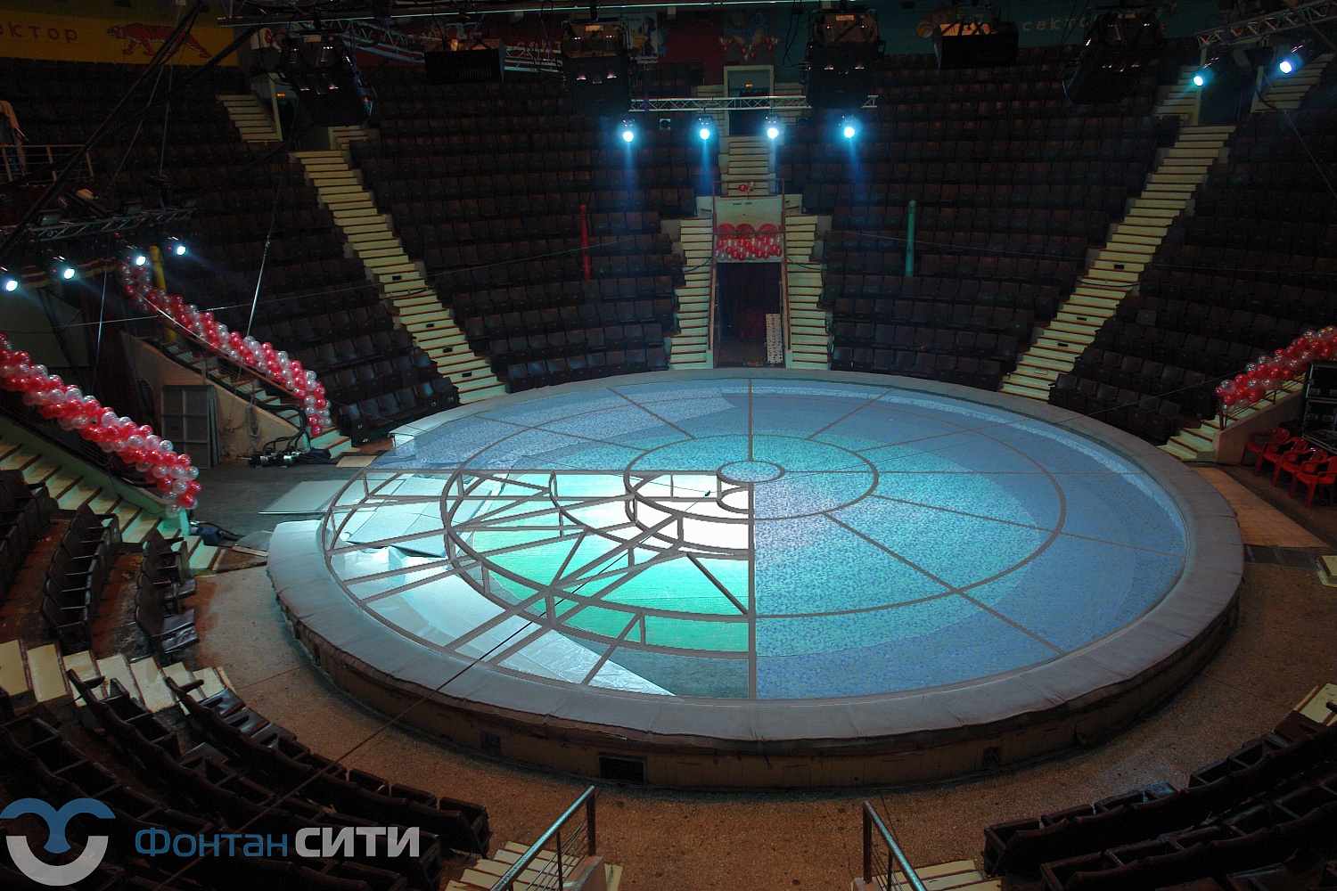 Фонтан для шоу РОСГОСЦИРК